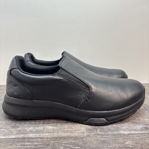 KURU Kivi 2 Men's 10.5 Wide Slip-on Shoes Jet Black Anti-Slip Work NEW